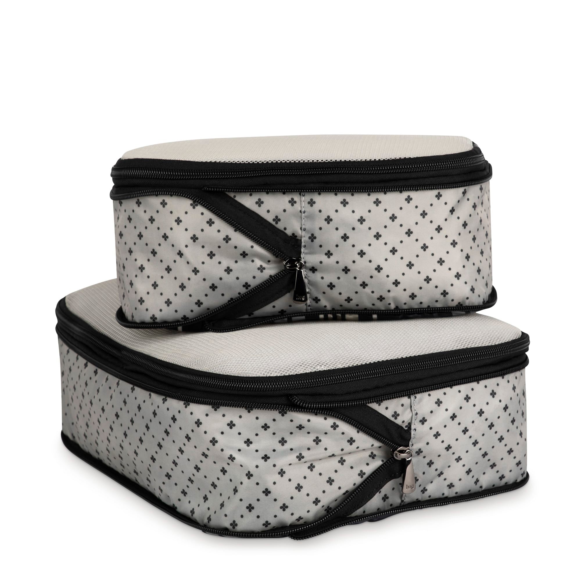 Cargo 2pc Compression Packing Cubes - LOVE STRIPE BLACK - Cargo2pc_LoveStripeBlack_02